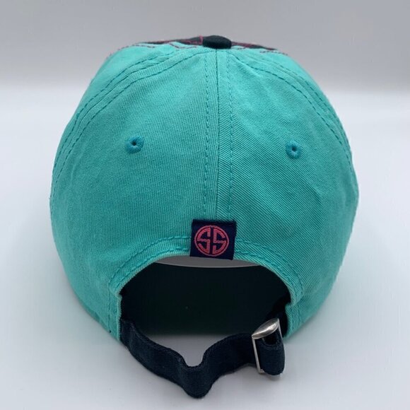 Simply Southern Navy Blue Turquoise Stand Tall Be Sweet Strapback Hat - Picture 3 of 5